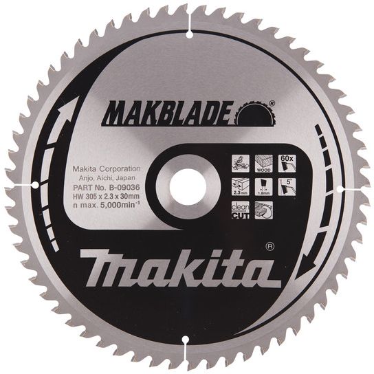 Pilový kotouč MAKITA MAKBLADE 305 x 30 mm 60 zubů