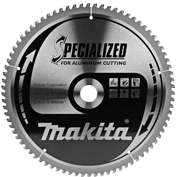 Pilový kotouč na hliník MAKITA 305 x 30 mm 80 zubů