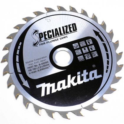 Pilový kotouč pro ponorné pily MAKITA 160 x 20 mm 28 zubů