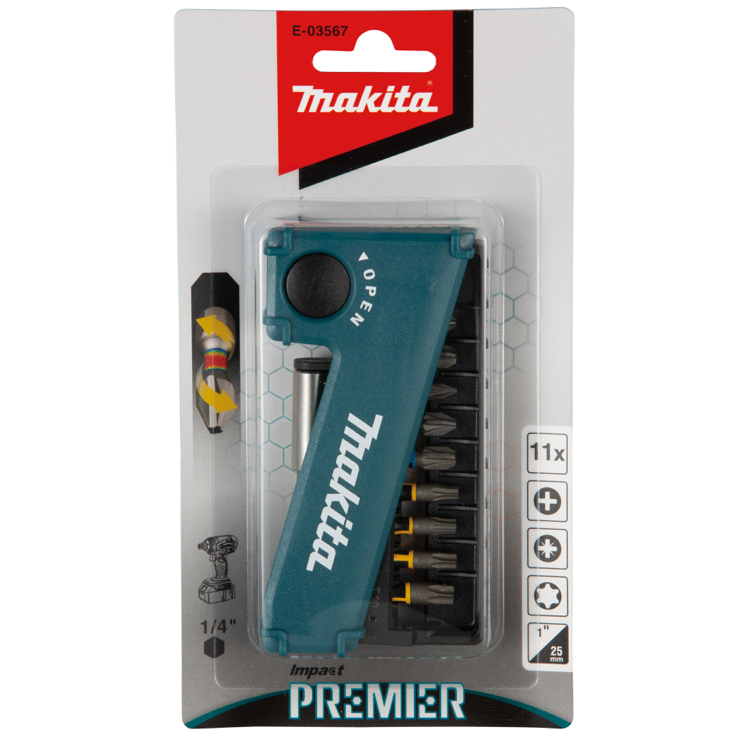 Sada torzních bitů MAKITA Impact Premier 11 ks