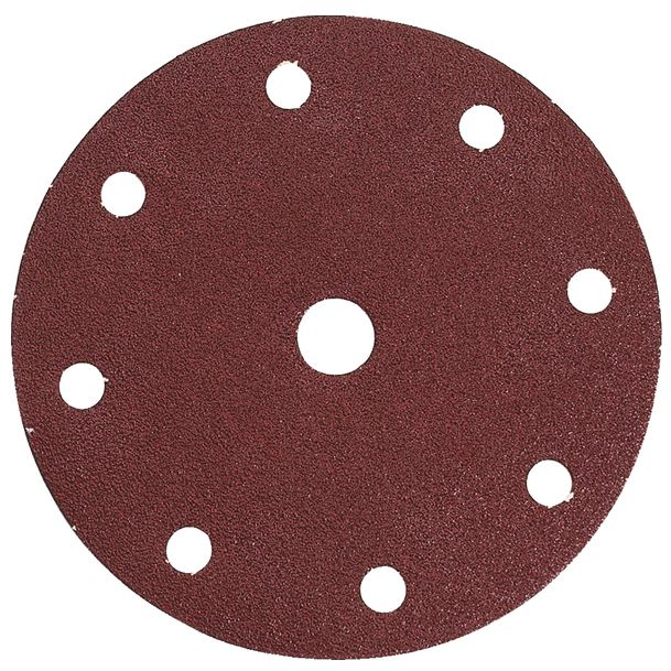 Brusný papír na suchý zip s 9-ti otvory MAKITA 150 mm K180 10 ks