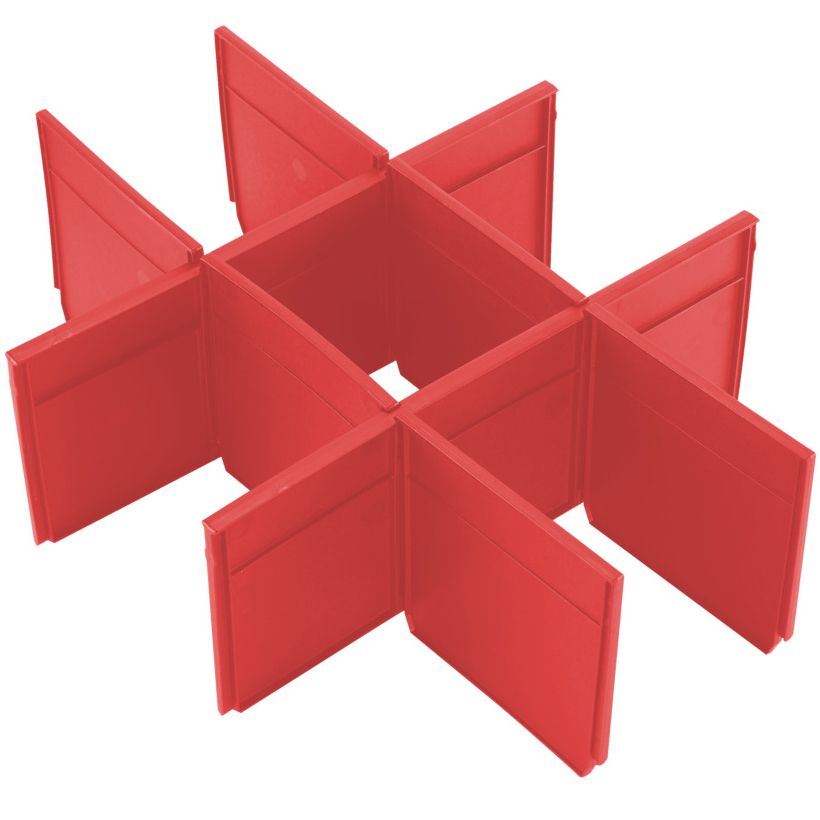 Přepážky pro box se 2 zásuvkami MILWAUKEE PACKOUT 