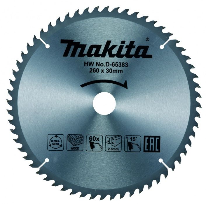 Pilový kotouč MAKITA 260x30 mm 60 zubů