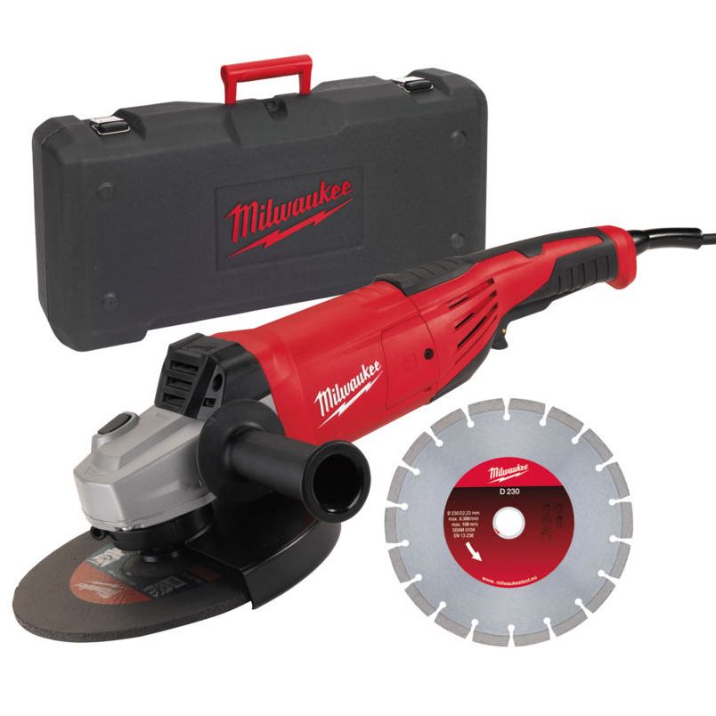 Úhlová bruska MILWAUKEE AG 22-230 D-SET DMS