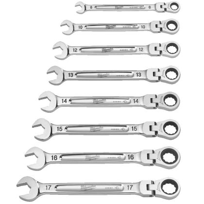 Sada ráčnových klíčů s kloubovou hlavou MILWAUKEE MAX BITE 7 ks