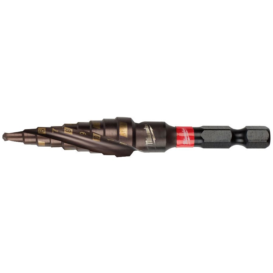 Vrták stupňový MILWAUKEE SHOCKWAVE 4 - 12 mm