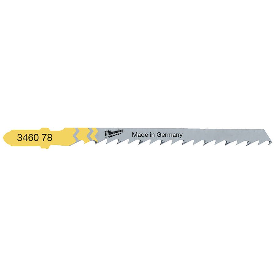Pilový plátek pro obloukové řezy MILWAUKEE T 244 D 75 x 4 mm 5 ks