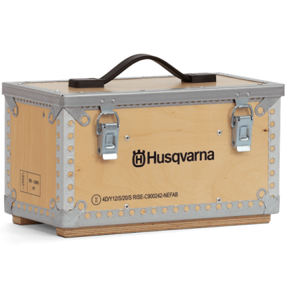 Box na baterie HUSQVARNA dřevěný