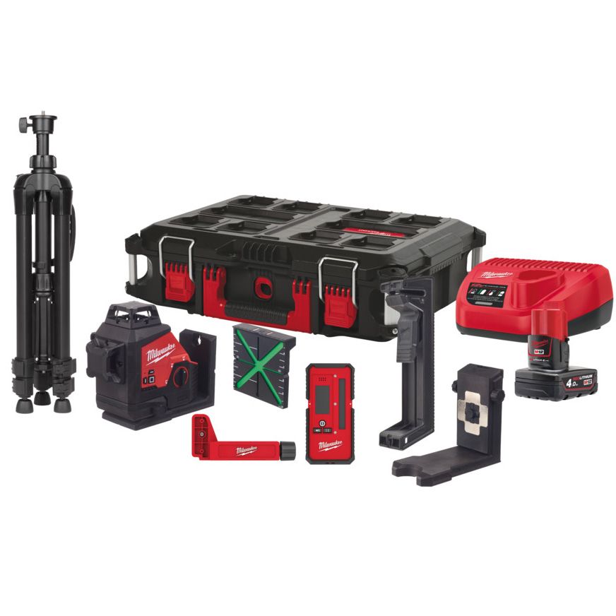 Sada laseru MILWAUKEE M12 3PLKIT-401P