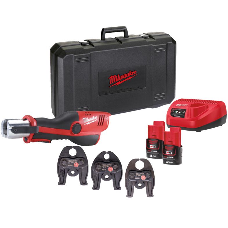  Aku hydraulický lis MILWAUKEE M12 HPT-202C M-SET