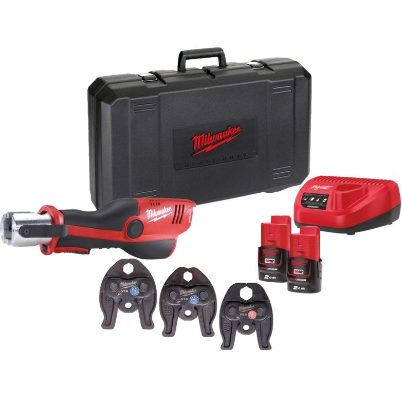  Aku hydraulický lis MILWAUKEE M12 HPT-202C V-SET2