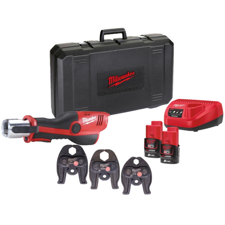  Aku hydraulický lis MILWAUKEE M12 HPT-202C V-SET