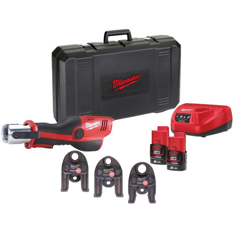  Aku hydraulický lis MILWAUKEE M12 HPT-202C TH-SET