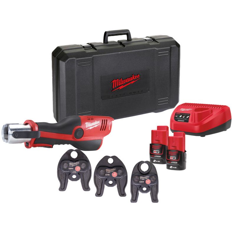  Aku hydraulický lis MILWAUKEE M12 HPT-202C U-SET