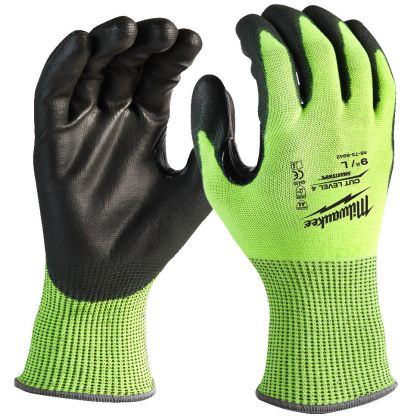 Rukavice MILWAUKEE odolné proti proříznutí 4/D reflexní