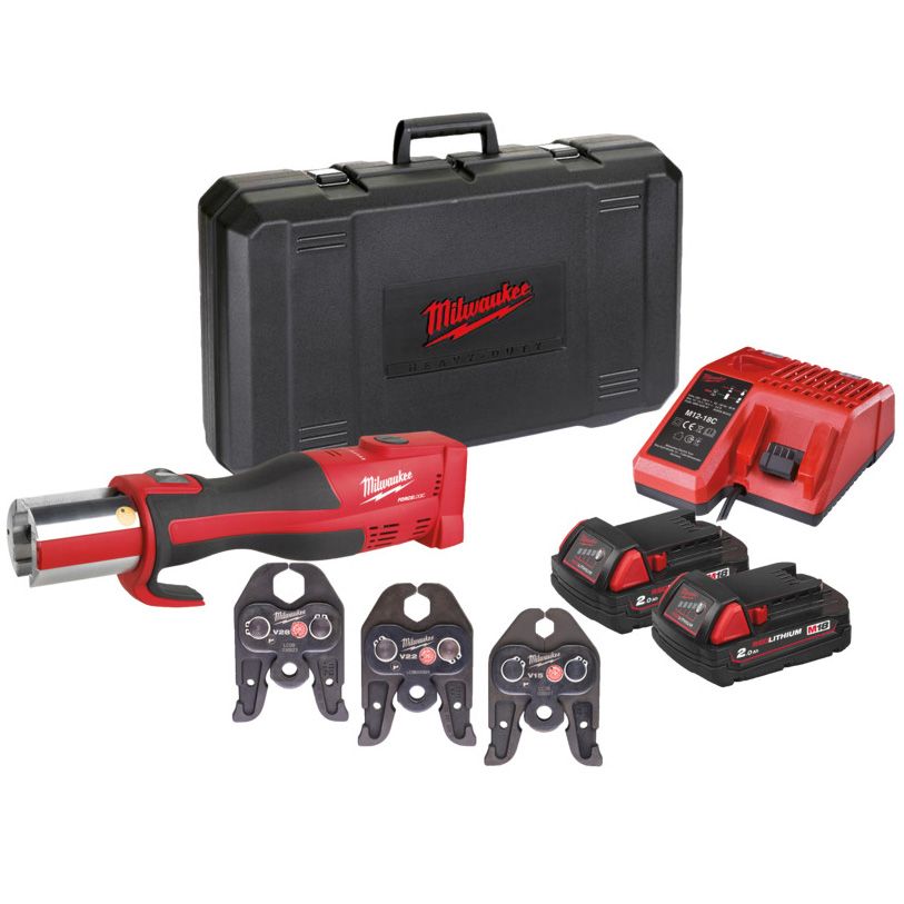 Aku hydraulický lis MILWAUKEE M18 BLHPT-202C V-SET