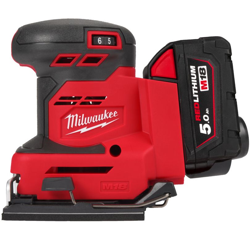 Aku vibrační bruska MILWAUKEE M18 BQSS-502B