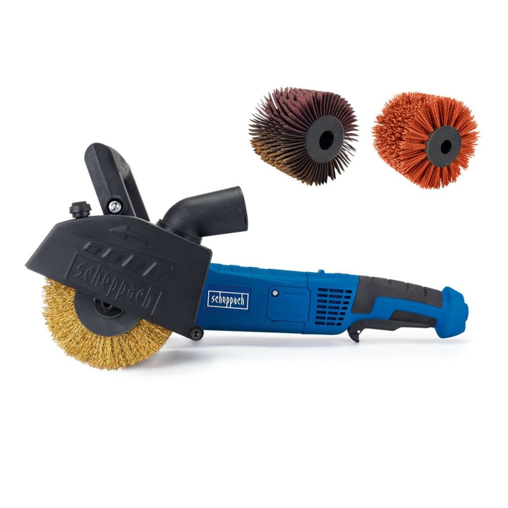 Kartáčová bruska SCHEPPACH MRS 1300 + nylonový a smirkový kartáč K80