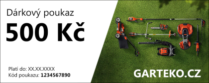 Dárkový poukaz v hodnotě 500 Kč