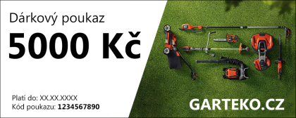 Dárkový poukaz v hodnotě 5000 Kč