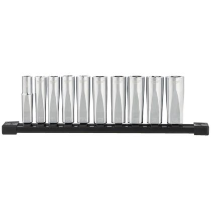 Sada průmyslových hlavic prodloužených MILWAUKEE 3/8