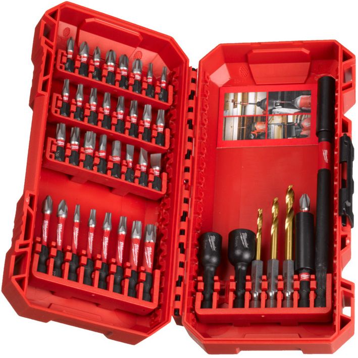 Sada bitů a nástrčných klíčů MILWAUKEE SHOCKWAVE IMPACT DUTY 40 ks