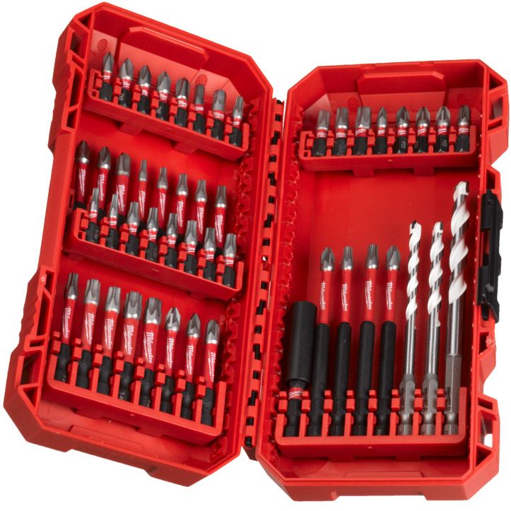 Sada bitů a vrtáků MILWAUKEE SHOCKWAVE IMPACT DUTY 48 ks