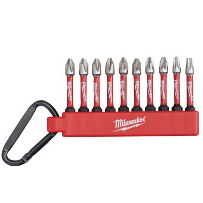 Sada bitů MILWAUKEE SHOCKWAVE IMPACT DUTY 10 ks s karabinou SET2