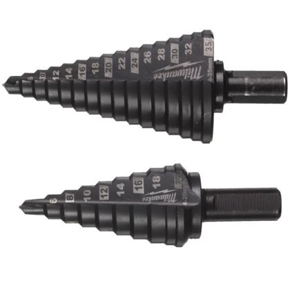 Sada stupňových kobaltových vrtáků MILWAUKEE 2 ks