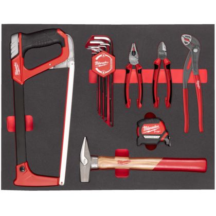 Pěnová vložka MILWAUKEE se sadou nářadí 15 ks