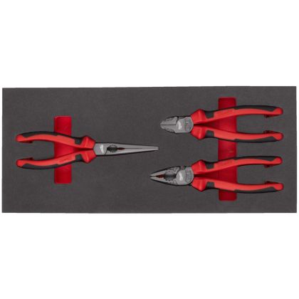 Pěnová vložka MILWAUKEE se sadou kleští 3 ks