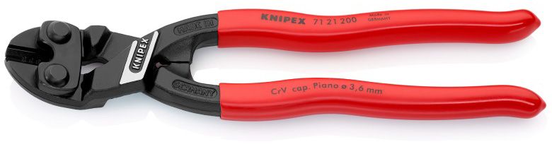 Kleště na čepy zahnuté KNIPEX COBOLT 7121200