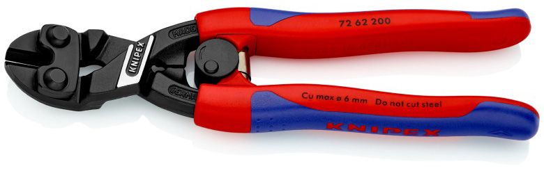Kleště na plast zahnuté - silové KNIPEX 7262200