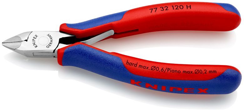 Boční štípací kleště pro elektroniku KNIPEX 7732120H