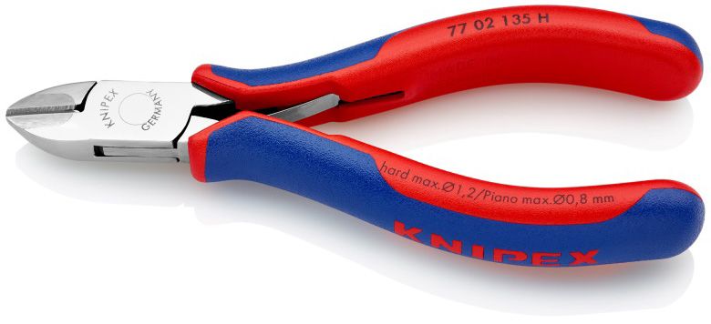 Boční štípací kleště pro elektroniku KNIPEX 7702135H