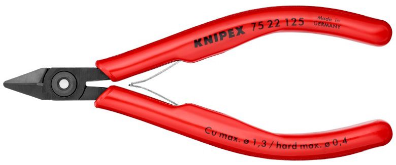 Boční štípací kleště pro elektroniku KNIPEX 7522125