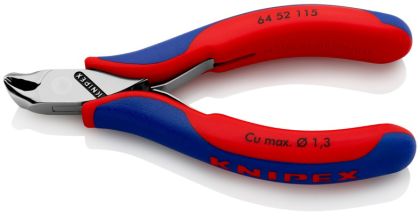 Kleště KNIPEX štípací čelní pro elektroniku 6452115