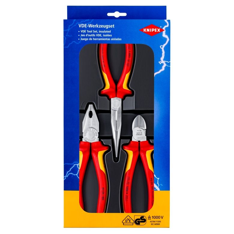 Sada VDE kleští KNIPEX 002012