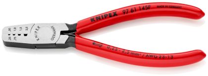 Kleště KNIPEX lisovací 145 mm 9761145F
