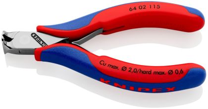 Kleště KNIPEX štípací čelní pro elektroniku 6402115