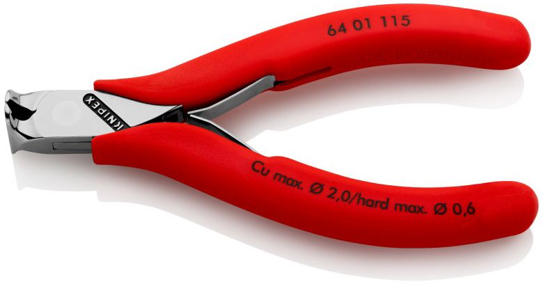 Kleště KNIPEX štípací čelní pro elektroniku 6401115