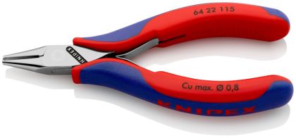 Kleště KNIPEX štípací čelní pro elektroniku 6422115
