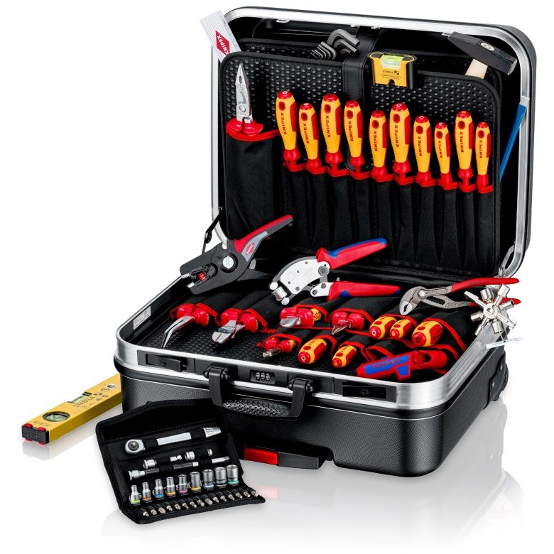 Sada nářadí pro elektroniku KNIPEX ElectricPlus v kufru Big Basic Move 002106