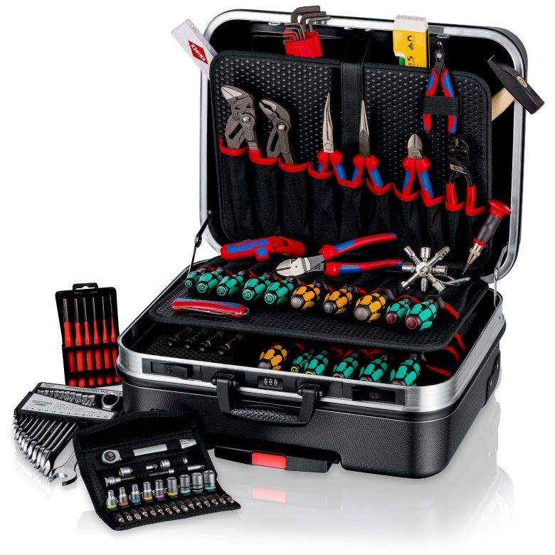 Sada nářadí pro mechaniky KNIPEX v kufru Big Basic Move 002106M