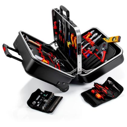Sada nářadí pro elektroniku KNIPEX Elektro v kufru Big Twin Move 002141
