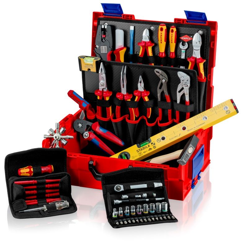 Sada nářadí pro elektroniku KNIPEX Elektro v kufru L-BOXX 002119LBE