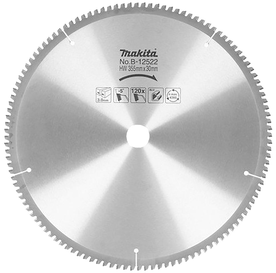 Pilový kotouč na hliník MAKITA 355 x 30 mm 120 zubů