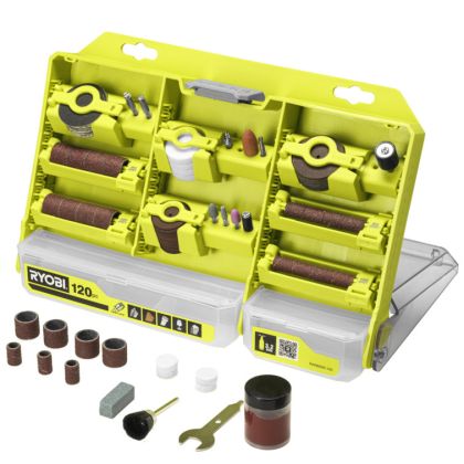 Sada příslušenství pro minibrusky RYOBI RAR800K-120 120 ks