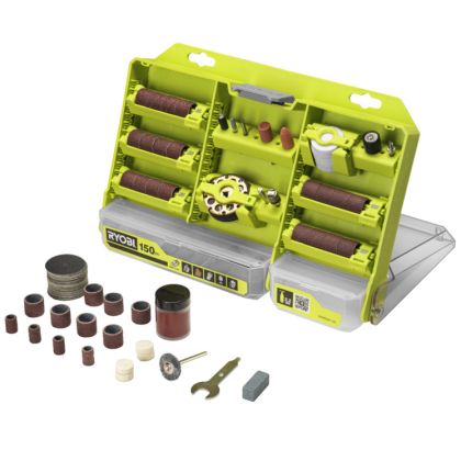 Sada příslušenství pro minibrusky RYOBI RAR800K-150 150 ks