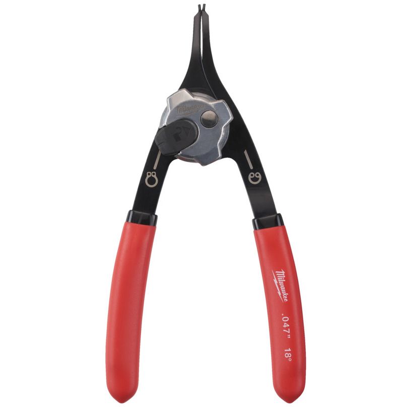 Kleště na pojistné kroužky s rovnými hroty MILWAUKEE 1,2 mm